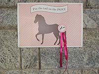 Pin the tail game poster